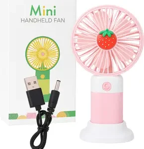 VN enterprises MINI HANDHELD FAN FAN-01 USB Fan (Pink)